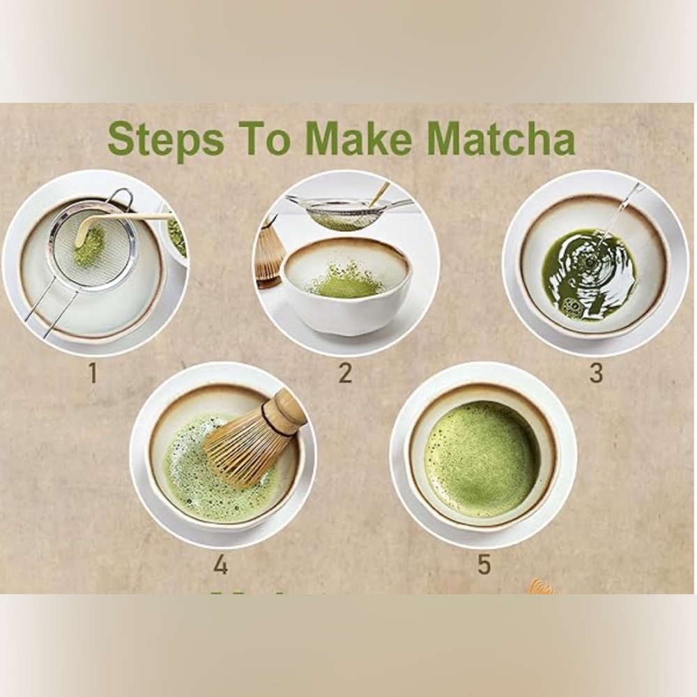 Matcha Whisk Set 5 piece - New in Box - Picture 4 of 5